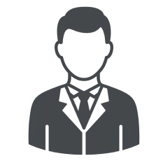 男性の医師を表すアイコン